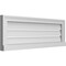 Ekena Millwork Vertical Surface Mount PVC Gable Vent: Functional, w/ 2"W x 2"P Brickmould Sill Frame, 36"W x 12"H GVPVE36X1203SF - alternate 3